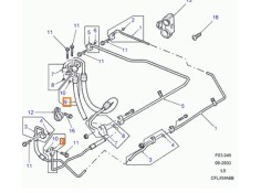 Recambio de tubos aire acondicionado para land rover discovery ii (l318) 2.5 td5 4x4 referencia OEM IAM JUF102430  