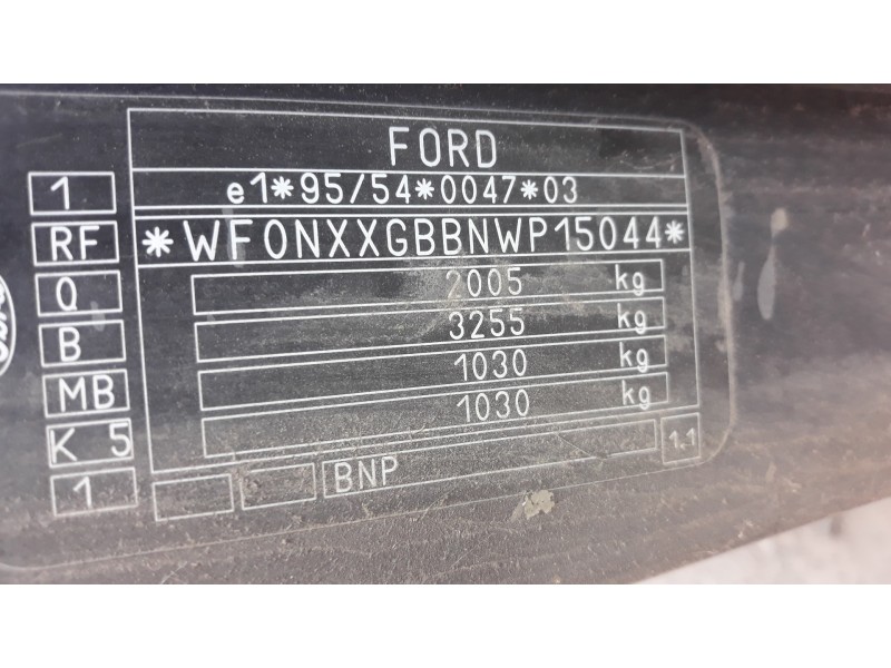 ford mondeo berlina (gd)    |   0.97 - 0.01 | 1997 - 2001 del año 1997