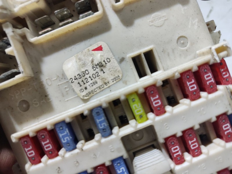 Recambio de centralita bsm para nissan almera (n16/e) 1.5 16v cat referencia OEM IAM 243505M310  