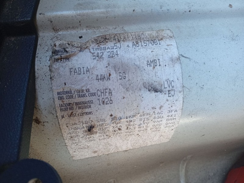 Recambio de caja cambios para skoda fabia ii (542) 1.2 referencia OEM IAM LVC 02R300057CX 