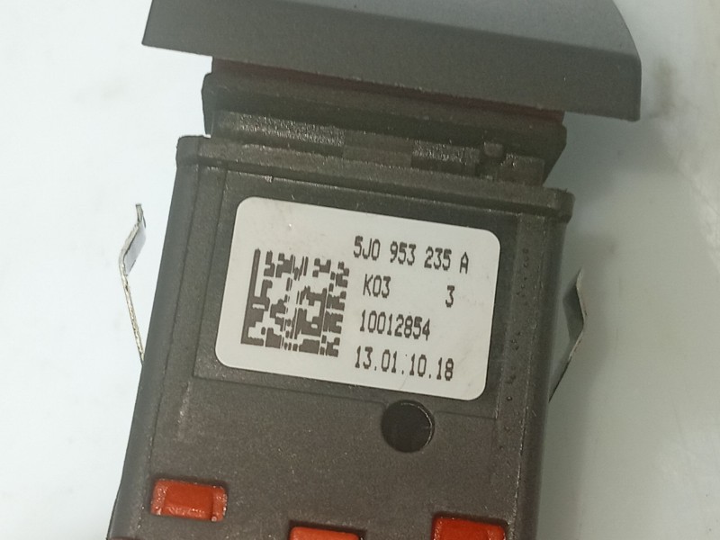 Recambio de warning para skoda fabia ii (542) 1.2 referencia OEM IAM 5J0953235A  