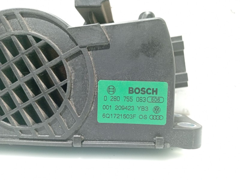 Recambio de pedal acelerador para skoda fabia ii (542) 1.2 referencia OEM IAM 6Q1721503F  0280755063