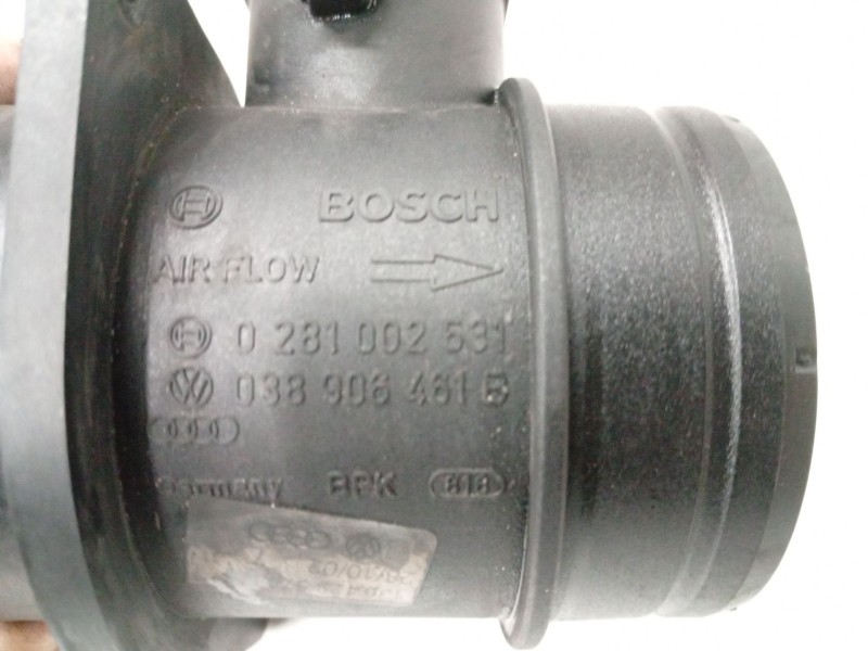 Recambio de caudalimetro para audi a3 (8l1) 1.9 tdi referencia OEM IAM 038906461B 0281002531 