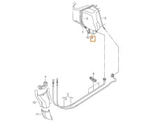 Recambio de portafiltro gasoil para seat ibiza iv sc (6j1, 6p5) 1.0 tsi referencia OEM IAM 1K0201051K  