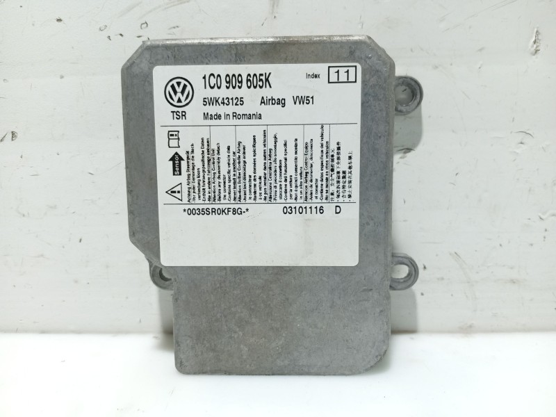 Recambio de centralita airbag para skoda fabia ii (542) 1.2 referencia OEM IAM 1C0909605K  5WK43125