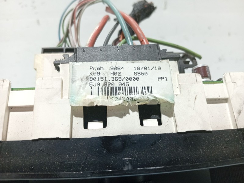 Recambio de mando calefaccion / aire acondicionado para skoda fabia ii (542) 1.2 referencia OEM IAM 5J0820045  