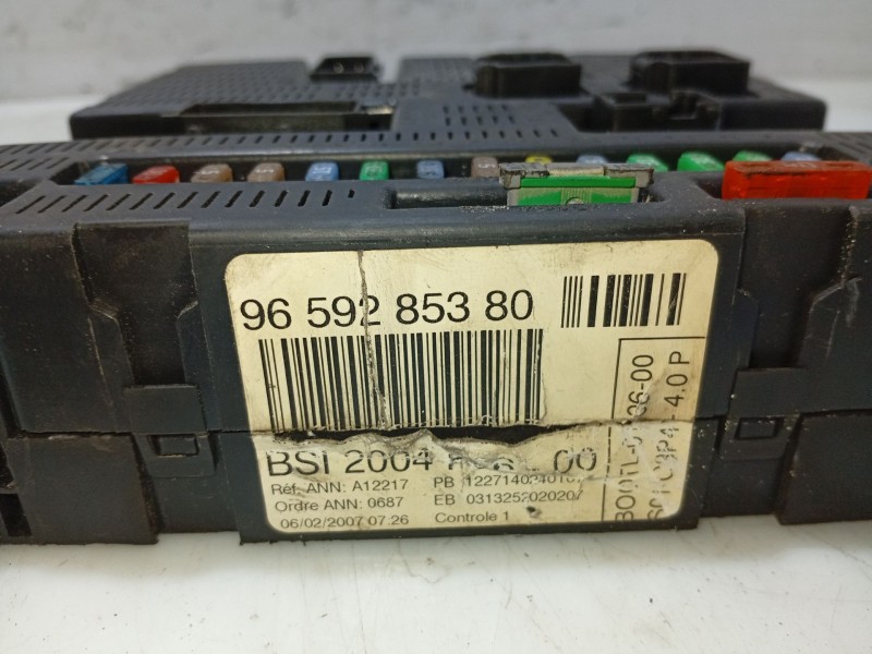 Recambio de centralita bsi para peugeot 207/207+ (wa_, wc_) 1.4 hdi referencia OEM IAM 9659285380  