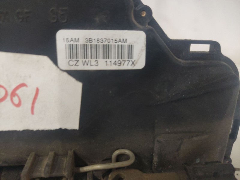 Recambio de cerradura puerta delantera izquierda para skoda fabia (6y2/6y3) referencia OEM IAM 3B1837015AM 3B1837015AM 3B1837015