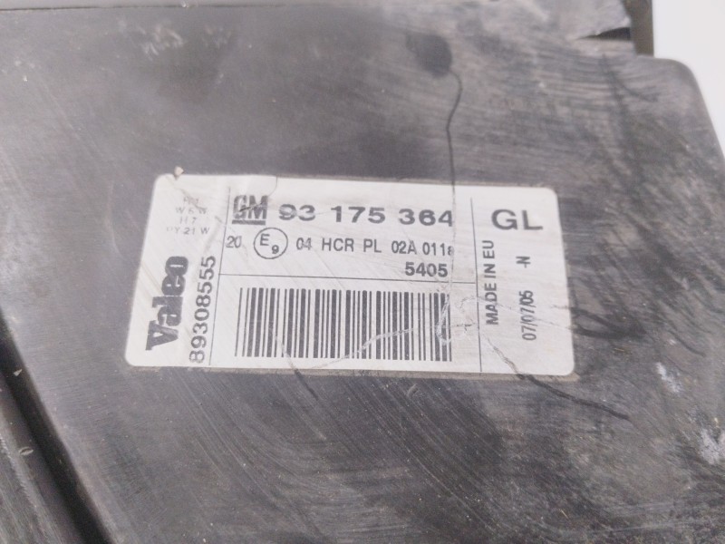 Recambio de faro izquierdo para opel meriva 1.7 16v cdti referencia OEM IAM 1216153  