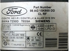 Recambio de centralita cierre para ford focus berlina (cak) ambiente   |   08.98 - 12.04 | 1998 - 2004 | 90 cv / 66 kw referenci 2