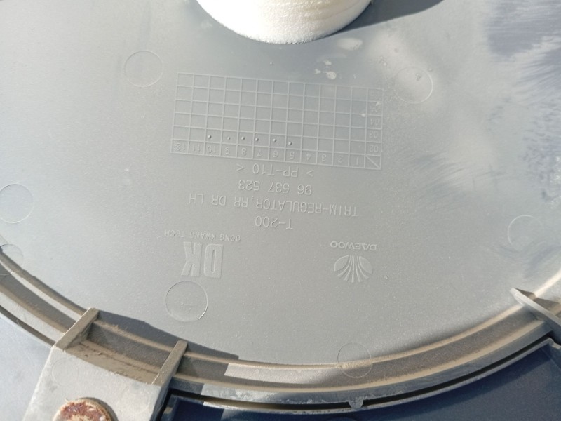 Recambio de guarnecido puerta trasera izquierda para daewoo kalos (klas) 1.4 referencia OEM IAM   