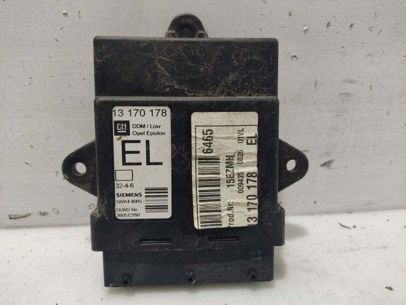 Recambio de modulo electronico para opel vectra c berlina 2.0 dti referencia OEM IAM 13170178  5WK46005