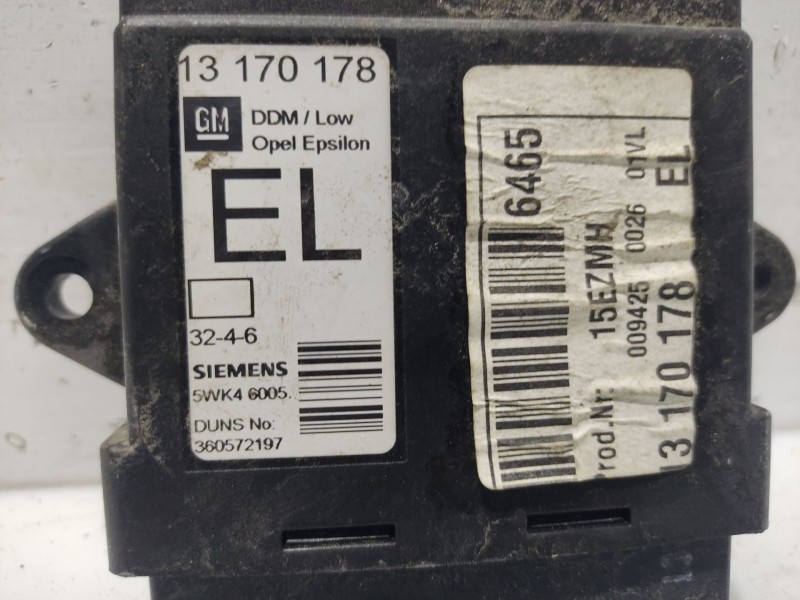 Recambio de modulo electronico para opel vectra c berlina 2.0 dti referencia OEM IAM 13170178  5WK46005