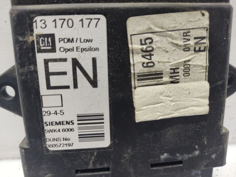 Recambio de modulo electronico para opel vectra c berlina 2.0 dti referencia OEM IAM 13170177  5WK46006