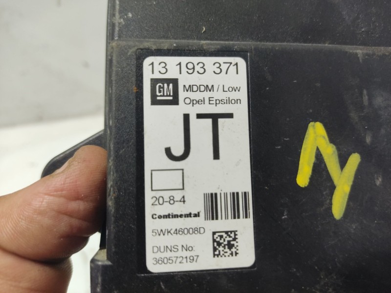 Recambio de modulo electronico para opel vectra c berlina 2.0 dti referencia OEM IAM 13193371  5WK4008D