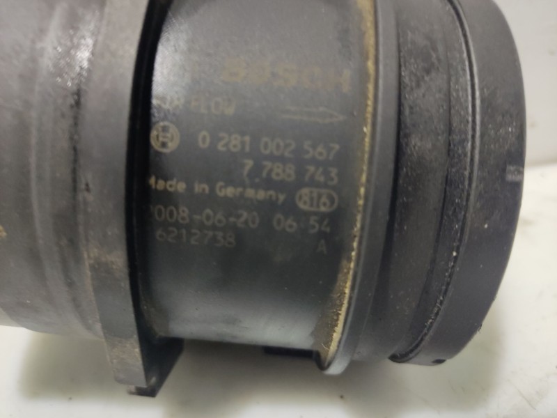 Recambio de caudalimetro para bmw serie 3 touring (e91) 320d referencia OEM IAM  7788743 0281002567