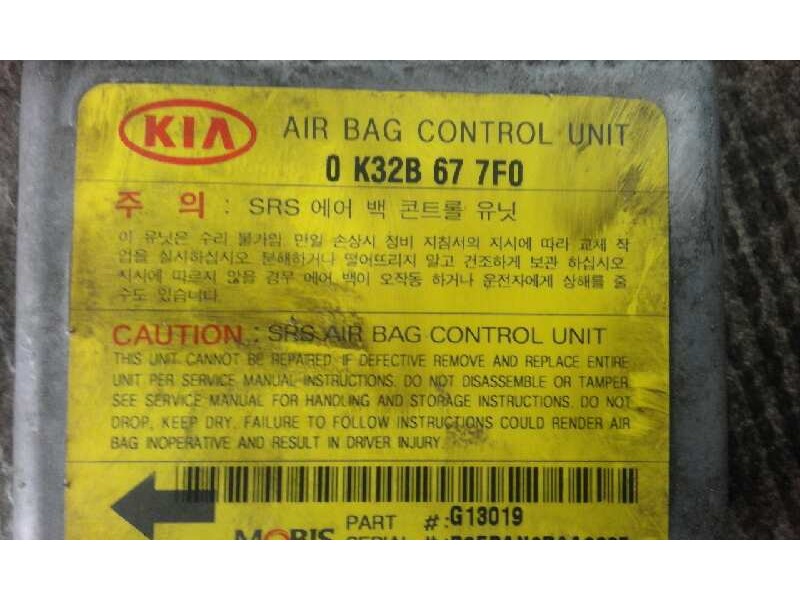 Recambio de centralita airbag para kia rio    |   0.00 - 0.05 | 2000 - 2005 referencia OEM IAM 0K32B677F0  