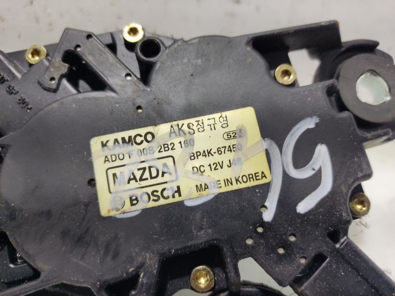 Recambio de motor limpia trasero para mazda 3 berlina (bk) referencia OEM IAM BP4K67450A  