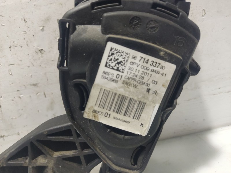 Recambio de pedal acelerador para peugeot 308 1.6 hdi fap referencia OEM IAM   