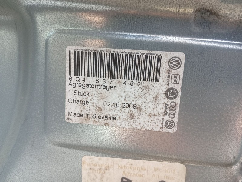 Recambio de elevalunas delantero derecho para volkswagen polo iv (9n_, 9a_) 1.2 referencia OEM IAM 6Q4837462J  