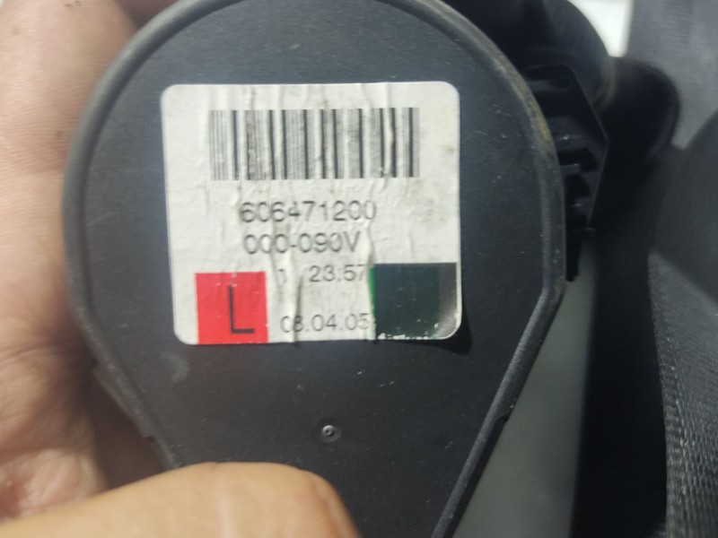 Recambio de cinturon seguridad trasero izquierdo para volkswagen golf v berlina (1k1) referencia OEM IAM 1K6857805DRAA  