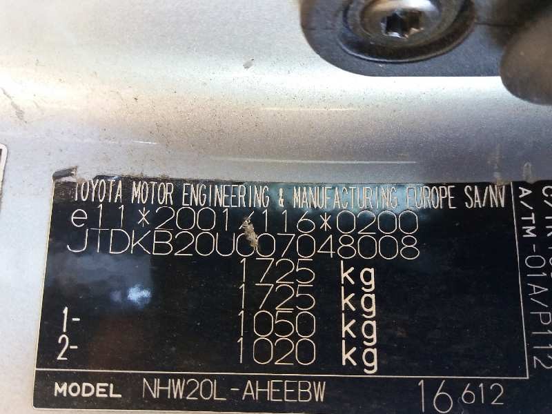 toyota prius (nhw20) 1.5 cat   |   0.03 - 0.09 | 2003 - 2009 | 78 cv / 57 kw del año 2003