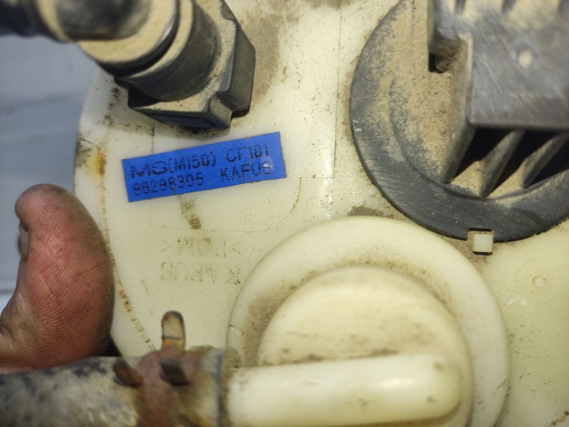 Recambio de aforador para daewoo matiz (m100, m150) 0.8 referencia OEM IAM 96298305  