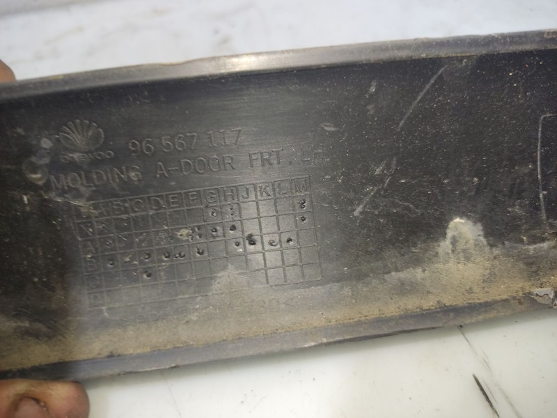 Recambio de moldura para daewoo matiz (m100, m150) 0.8 referencia OEM IAM 96567117  