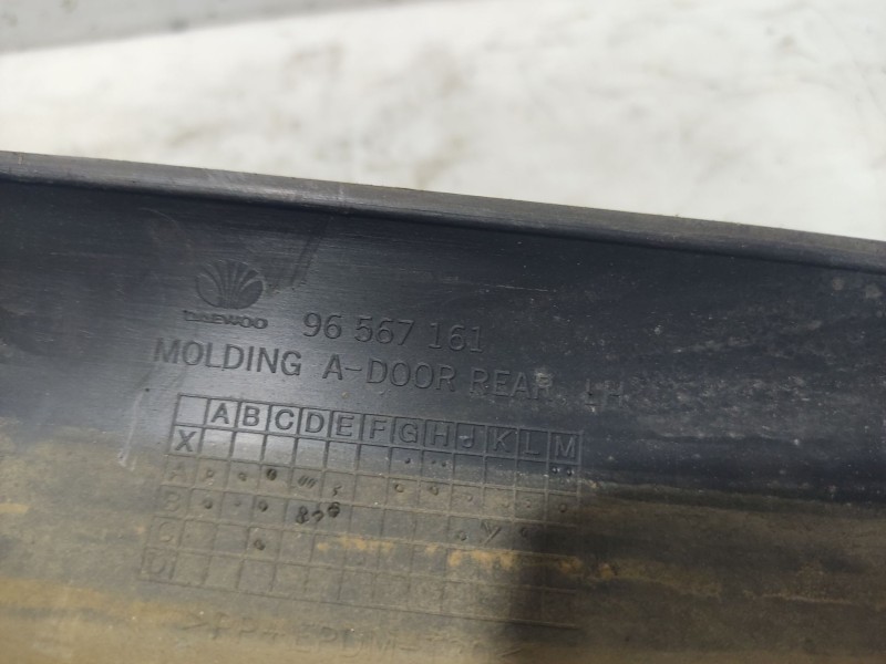 Recambio de moldura para daewoo matiz (m100, m150) 0.8 referencia OEM IAM 96567161  