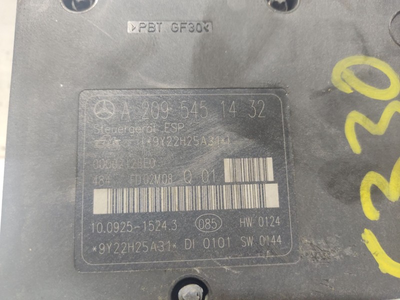 Recambio de abs para mercedes-benz clase c (w203) berlina referencia OEM IAM A0044315412 A2095451432 