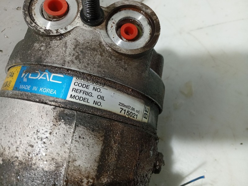 Recambio de compresor aire acondicionado para chevrolet tacuma monospace (u100) 1.6 referencia OEM IAM 715021  