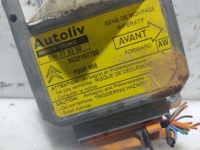 Recambio de centralita airbag para citroën xsara picasso referencia OEM IAM 9632167780 550776300 