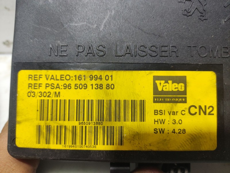 Recambio de centralita bsi para citroën xsara (n1) 1.6 16v referencia OEM IAM 9650913880  16199401