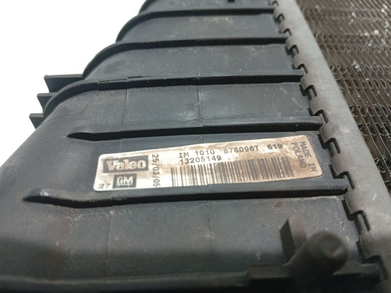 Recambio de intercooler para opel vectra c (z02) 1.9 cdti (f69) referencia OEM IAM 13205149  