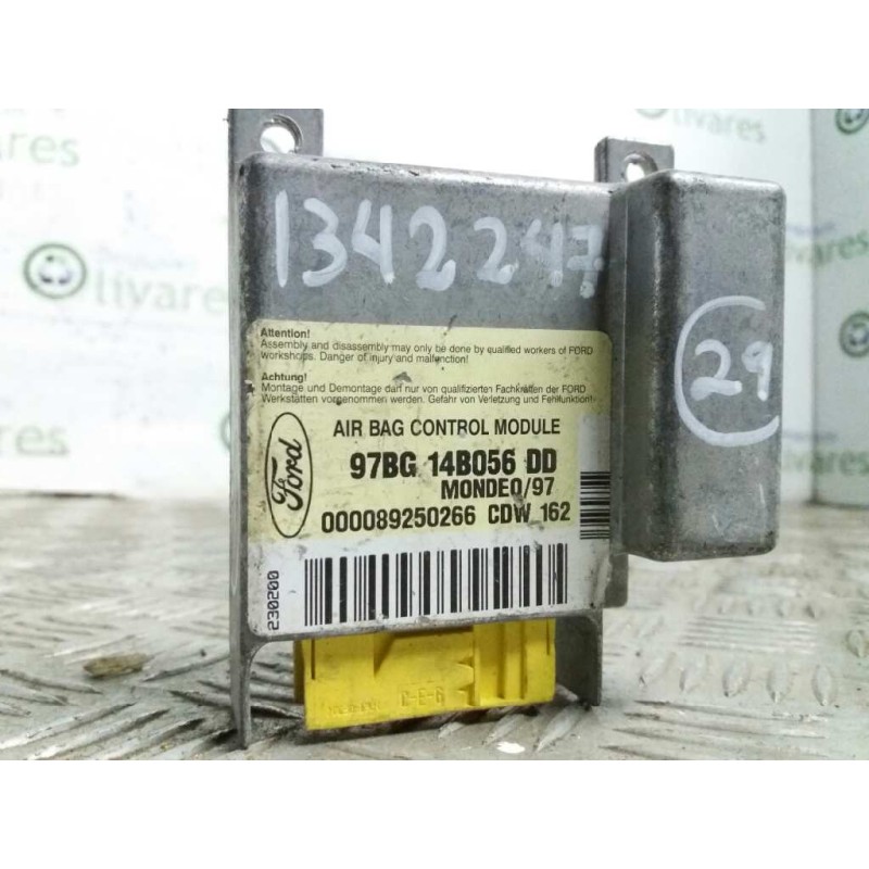 Recambio de centralita airbag para  referencia OEM IAM 97BG14B056DD 000089250266CDW162 