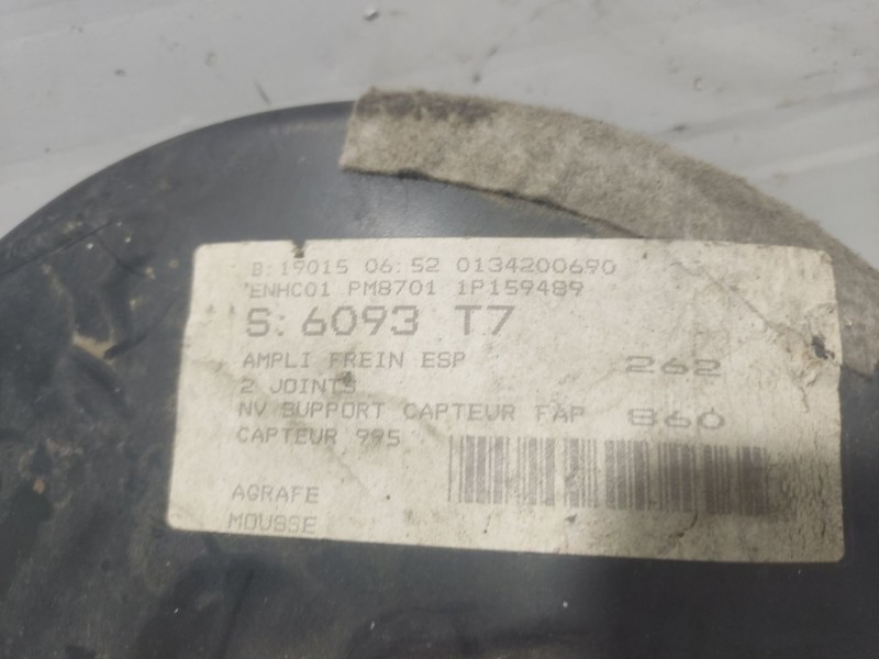 Recambio de servofreno para peugeot 308 1.6 hdi fap referencia OEM IAM 9673926280  0204708837