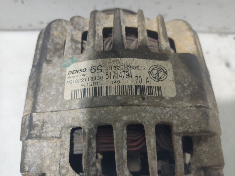 Recambio de alternador para fiat panda (169) 1.2 cat referencia OEM IAM MS1022118430 51714794 DINAMO