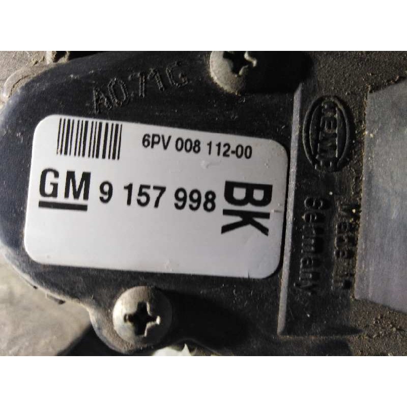 Recambio de potenciometro pedal para opel astra g berlina club   |   12.99 - 12.03 | 1999 - 2003 | 75 cv / 55 kw referencia OEM 