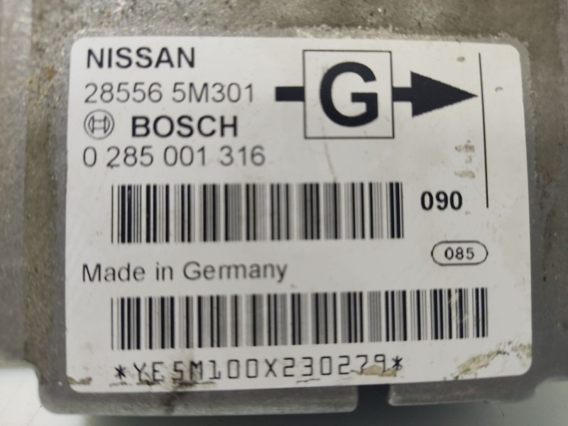 Recambio de centralita airbag para nissan almera ii hatchback (n16) 1.5 referencia OEM IAM 285565M301  028500131