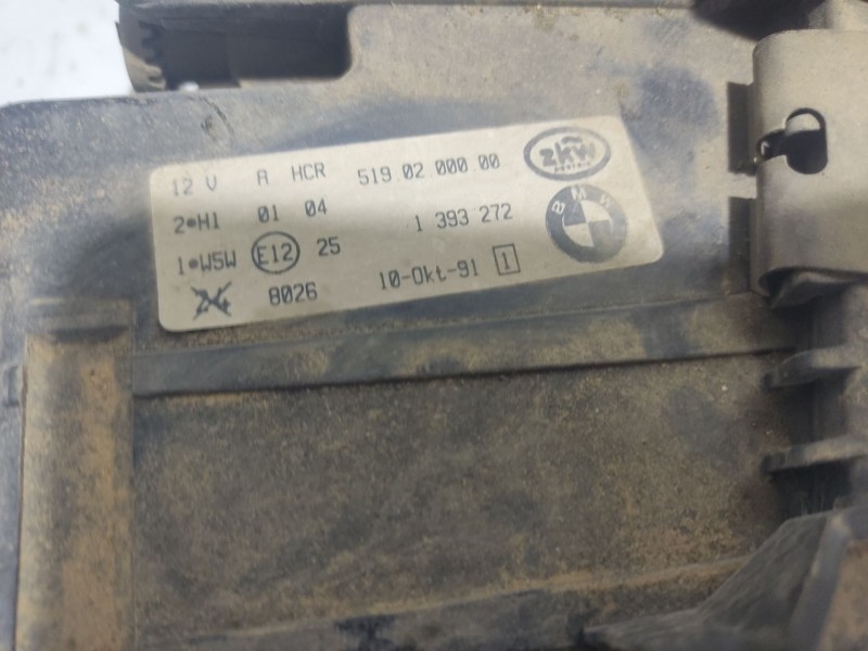 Recambio de faro derecho para bmw serie 3 berlina (e36) 318i referencia OEM IAM 5190200000 1393272 