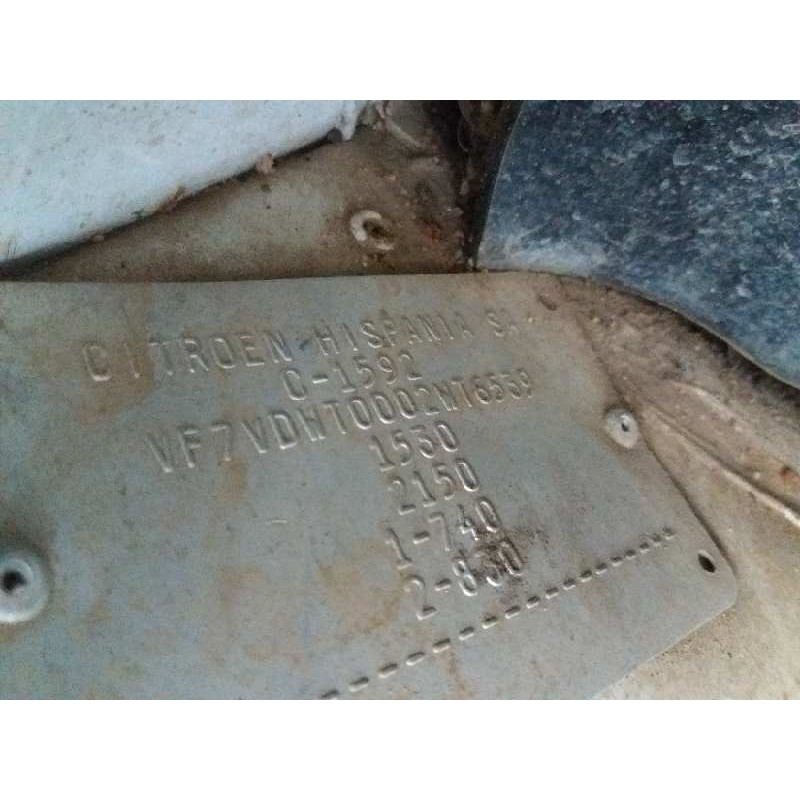 citroen c15    |   ... | 0 | 1.8 44kw 60cv del año 30/08/2002
