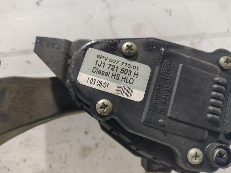 Recambio de pedal acelerador para seat leon (1m1) 1.9 tdi referencia OEM IAM 6Q1721503M 1J1721503H 