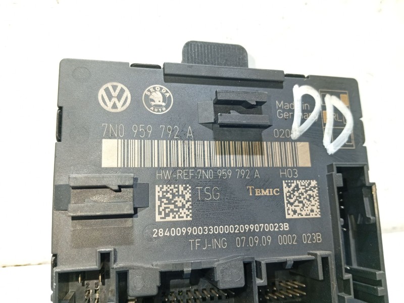 Recambio de modulo electronico para skoda superb ii (3t4) 2.0 tdi referencia OEM IAM 7N0959792A  