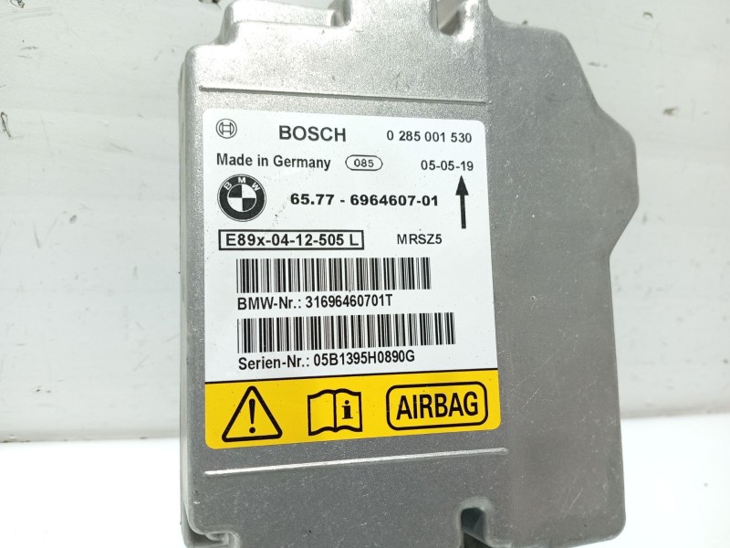 Recambio de centralita airbag para bmw 3 (e90) 320 d referencia OEM IAM 65776964607 31696460701T 0285001530