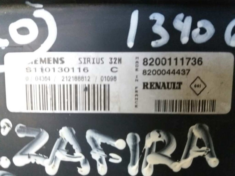 Recambio de centralita motor uce para opel zafira a elegance   |   02.99 - 12.00 | 1999 - 2000 | 116 cv / 85 kw referencia OEM I