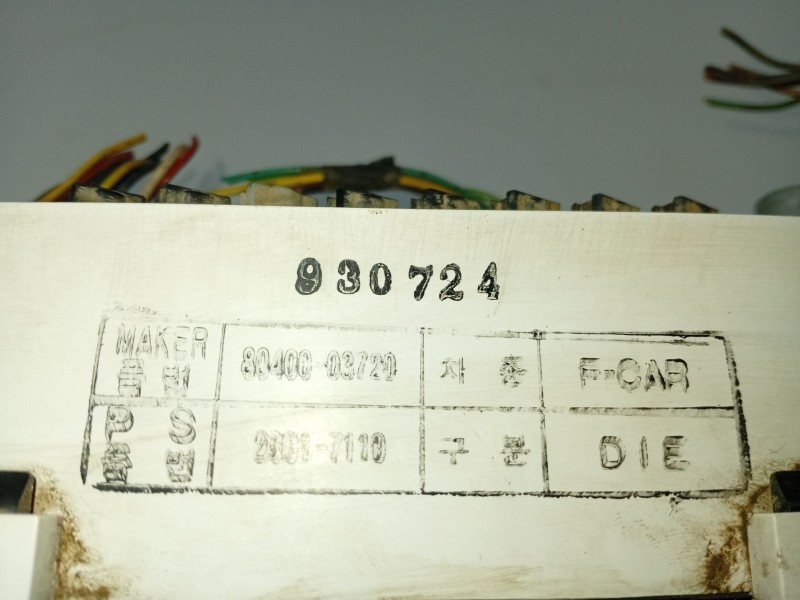 Recambio de cuadro instrumentos para ssangyong korando referencia OEM IAM 20017110  