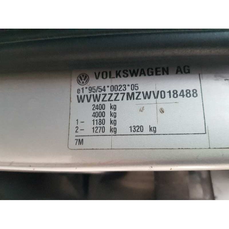 volkswagen sharan (7m8) básico   |   05.97 - 12.98 | 1997 - 1998 | 110 cv / 81 kw del año 1997