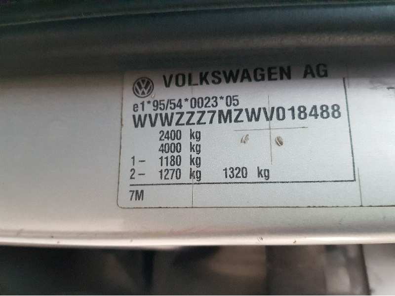 volkswagen sharan (7m8) básico   |   05.97 - 12.98 | 1997 - 1998 | 110 cv / 81 kw del año 1997