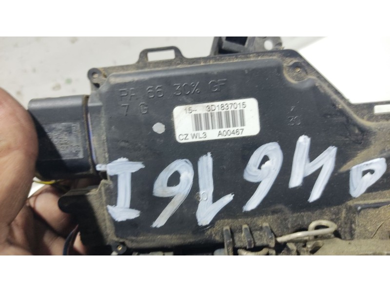 Recambio de cerradura puerta delantera izquierda para skoda octavia berlina (1z3) active referencia OEM IAM 3D1837015  