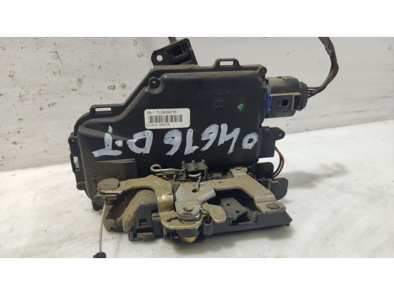Recambio de cerradura puerta trasera derecha para skoda octavia berlina (1z3) active referencia OEM IAM 7L0839016D  